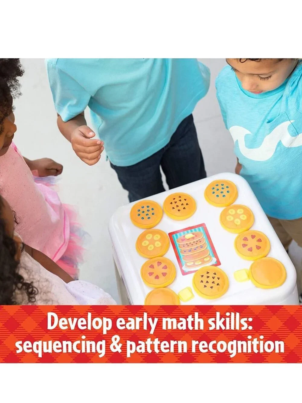 Pancake Pile Up Relay Race by Educational Insights Preschool Game, 4+